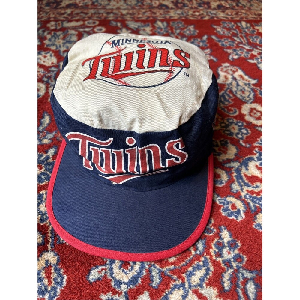 Minnesota Twins Enterprise Vintage Elastic MLB Baseball Hat Painters Cap